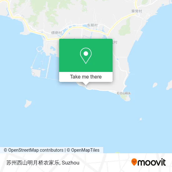 苏州西山明月桥农家乐 map