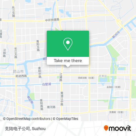 竞陆电子公司 map