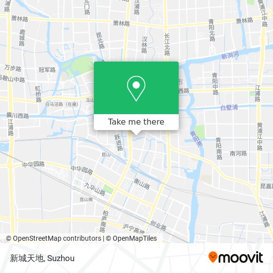 新城天地 map