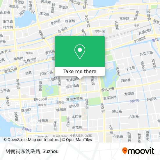 钟南街东沈浒路 map