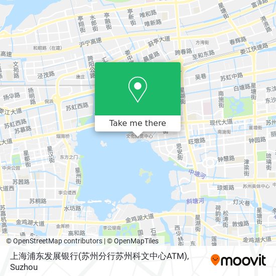上海浦东发展银行(苏州分行苏州科文中心ATM) map