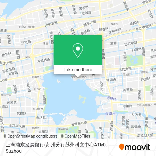上海浦东发展银行(苏州分行苏州科文中心ATM) map