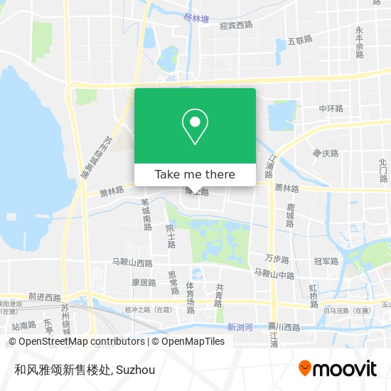 和风雅颂新售楼处 map