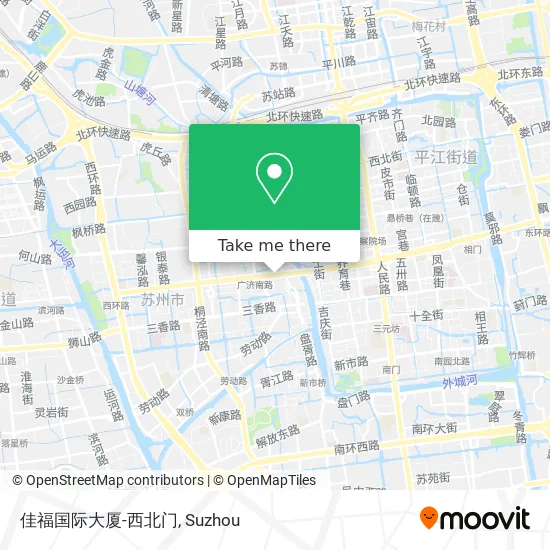佳福国际大厦-西北门 map