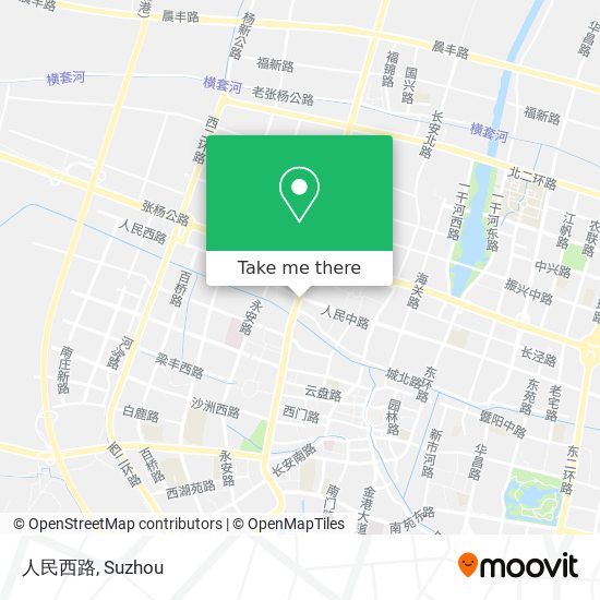 人民西路 map