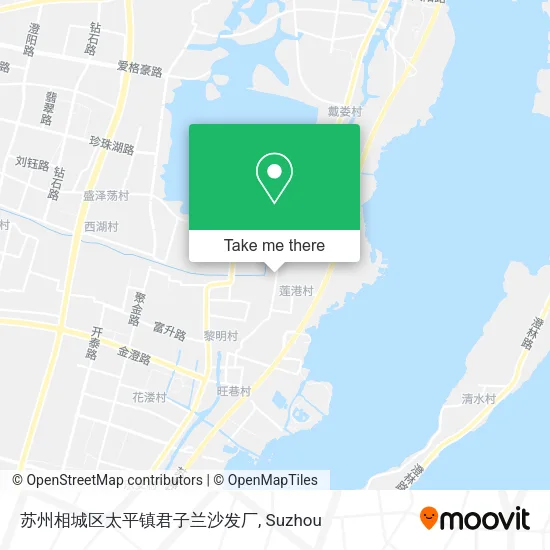 苏州相城区太平镇君子兰沙发厂 map