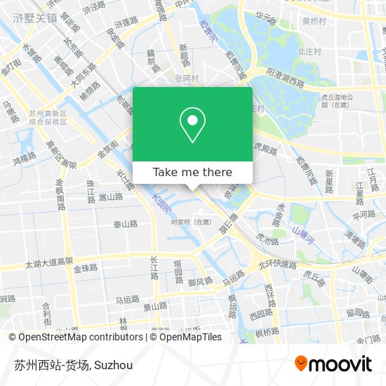 苏州西站-货场 map