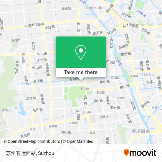 苏州客运西站 map
