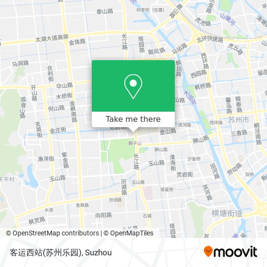 客运西站(苏州乐园) map