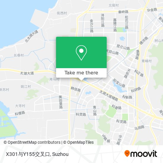 X301与Y155交叉口 map