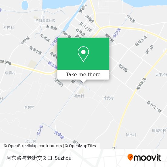 河东路与老街交叉口 map
