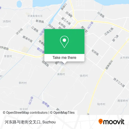 河东路与老街交叉口 map