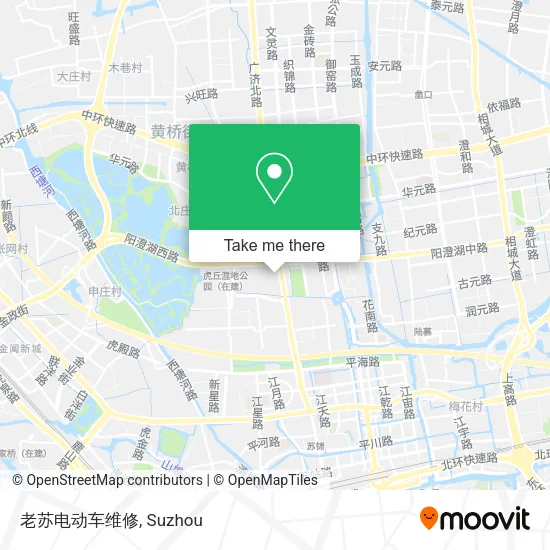 老苏电动车维修 map