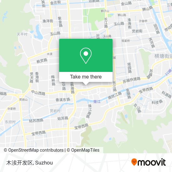 木渎开发区 map