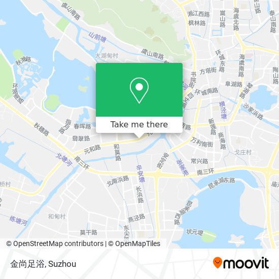 金尚足浴 map