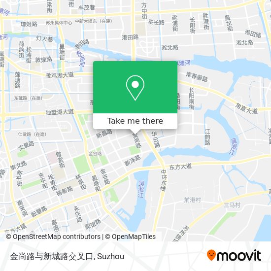 金尚路与新城路交叉口 map