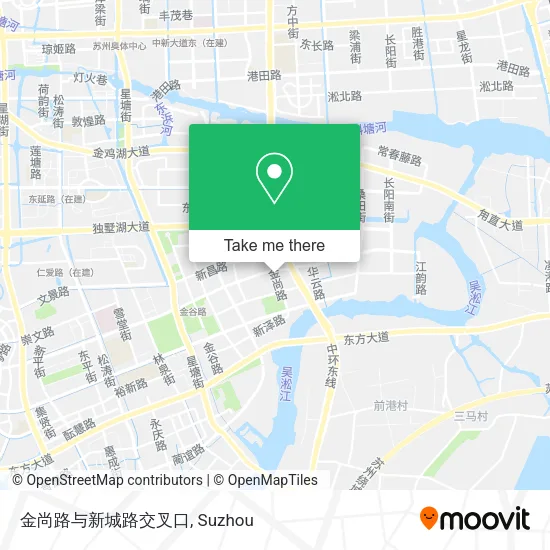 金尚路与新城路交叉口 map