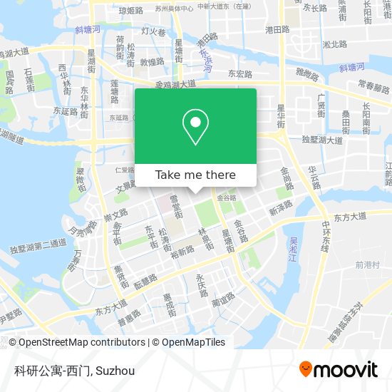科研公寓-西门 map