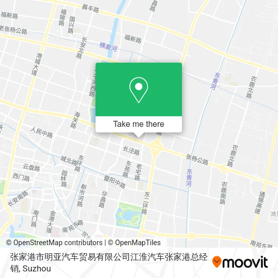 张家港市明亚汽车贸易有限公司江淮汽车张家港总经销 map