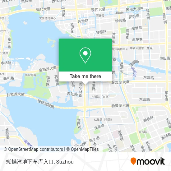 蝴蝶湾地下车库入口 map