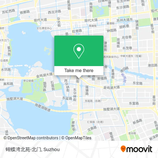 蝴蝶湾北苑-北门 map