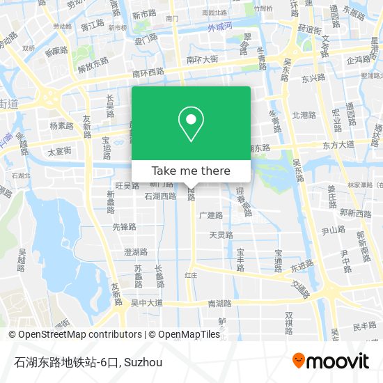 石湖东路地铁站-6口 map