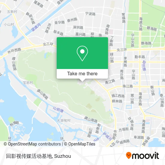回影视传媒活动基地 map