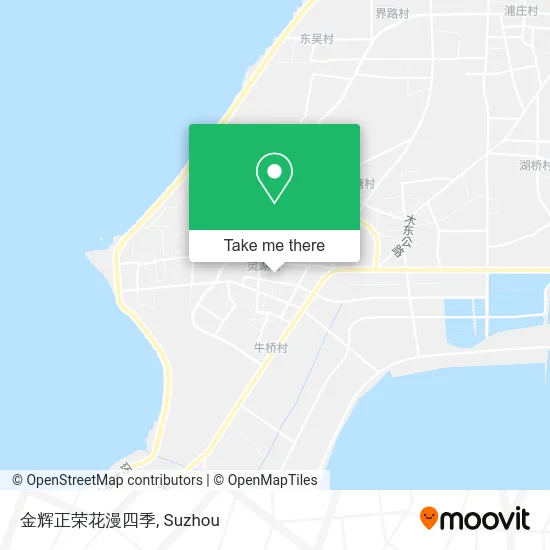 金辉正荣花漫四季 map