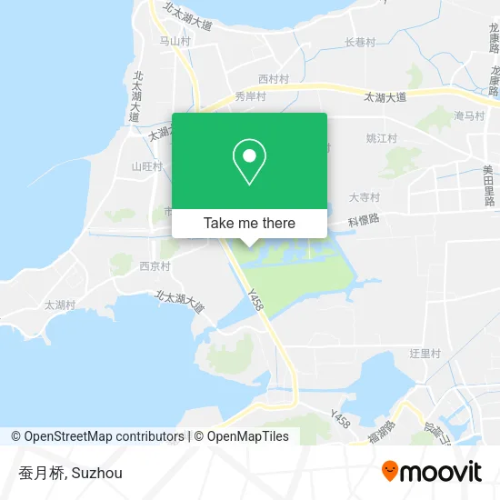 蚕月桥 map