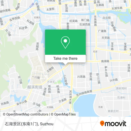 石湖景区(东南1门) map