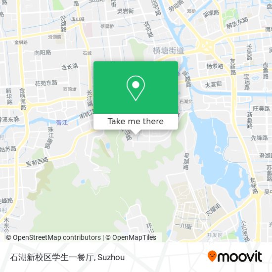 石湖新校区学生一餐厅 map