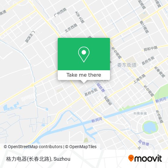 格力电器(长春北路) map