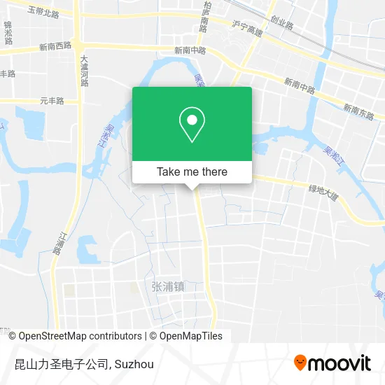 昆山力圣电子公司 map