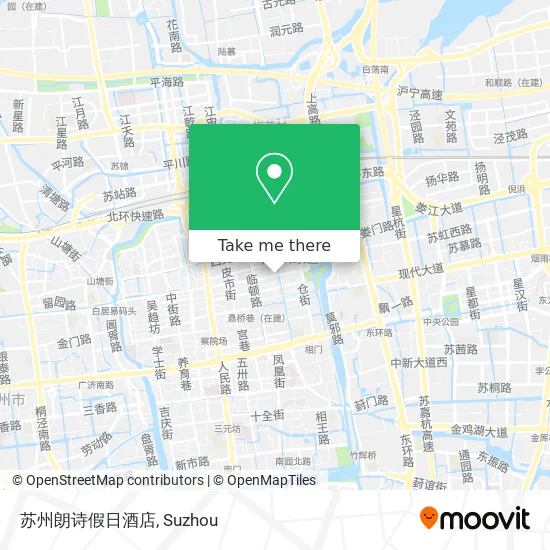 苏州朗诗假日酒店 map
