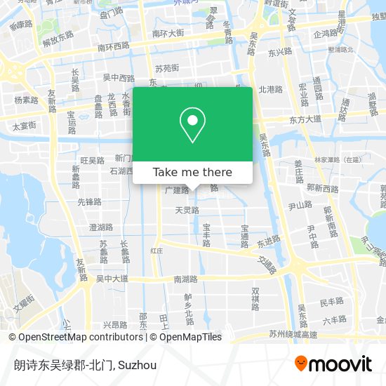 朗诗东吴绿郡-北门 map