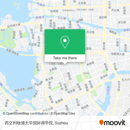 西交利物浦大学国际商学院 map