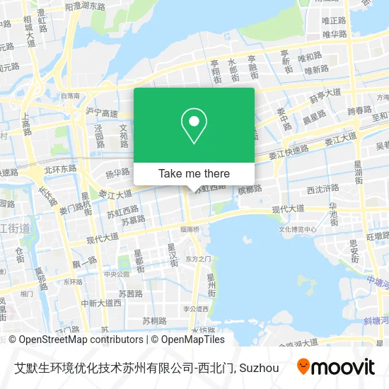 艾默生环境优化技术苏州有限公司-西北门 map