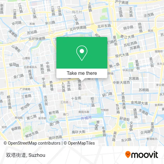 双塔街道 map
