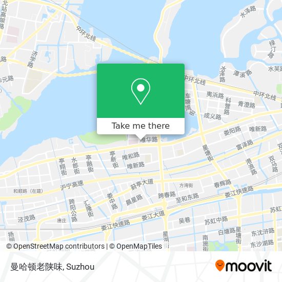 曼哈顿老陕味 map