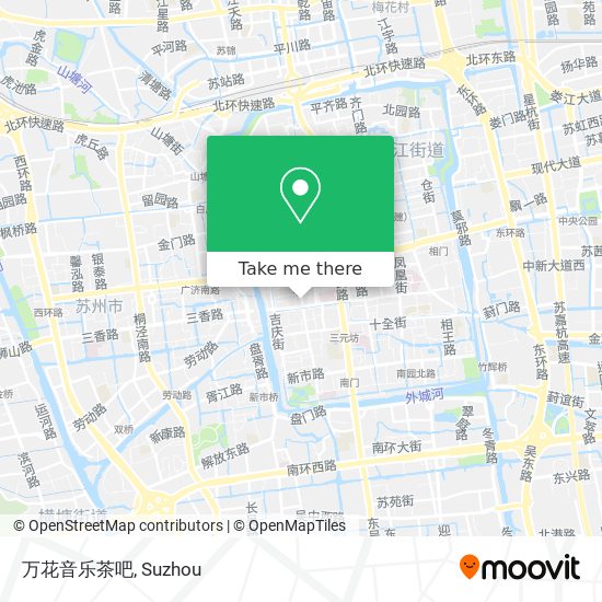 万花音乐茶吧 map
