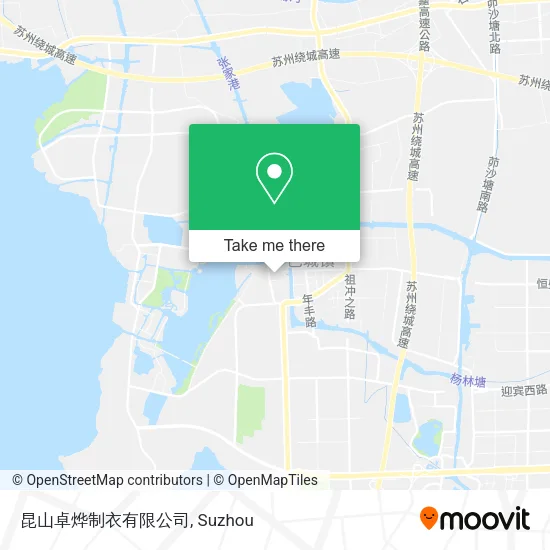 昆山卓烨制衣有限公司 map