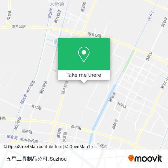五星工具制品公司 map