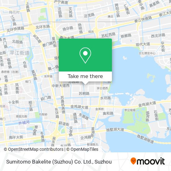 Sumitomo Bakelite (Suzhou) Co. Ltd. map