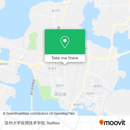 苏州大学应用技术学院 map