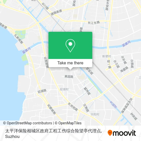 太平洋保险相城区政府工程工伤综合险望亭代理点 map