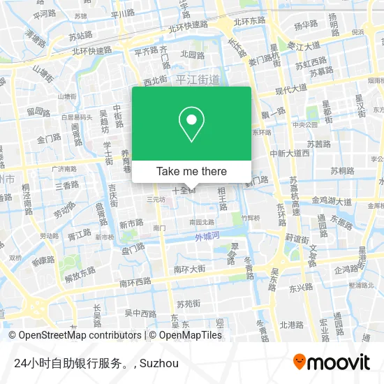 24小时自助银行服务。 map