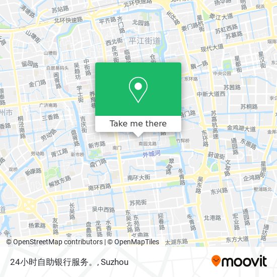 24小时自助银行服务。 map