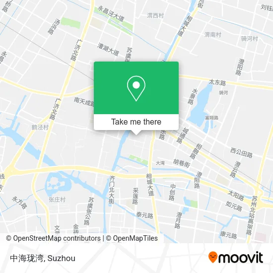 中海珑湾 map