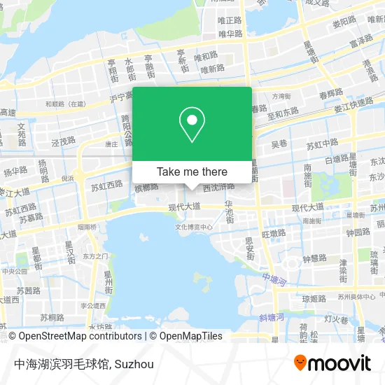 中海湖滨羽毛球馆 map