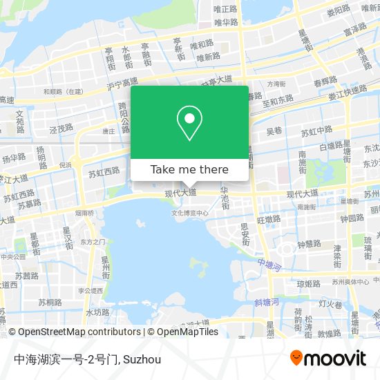 中海湖滨一号-2号门 map